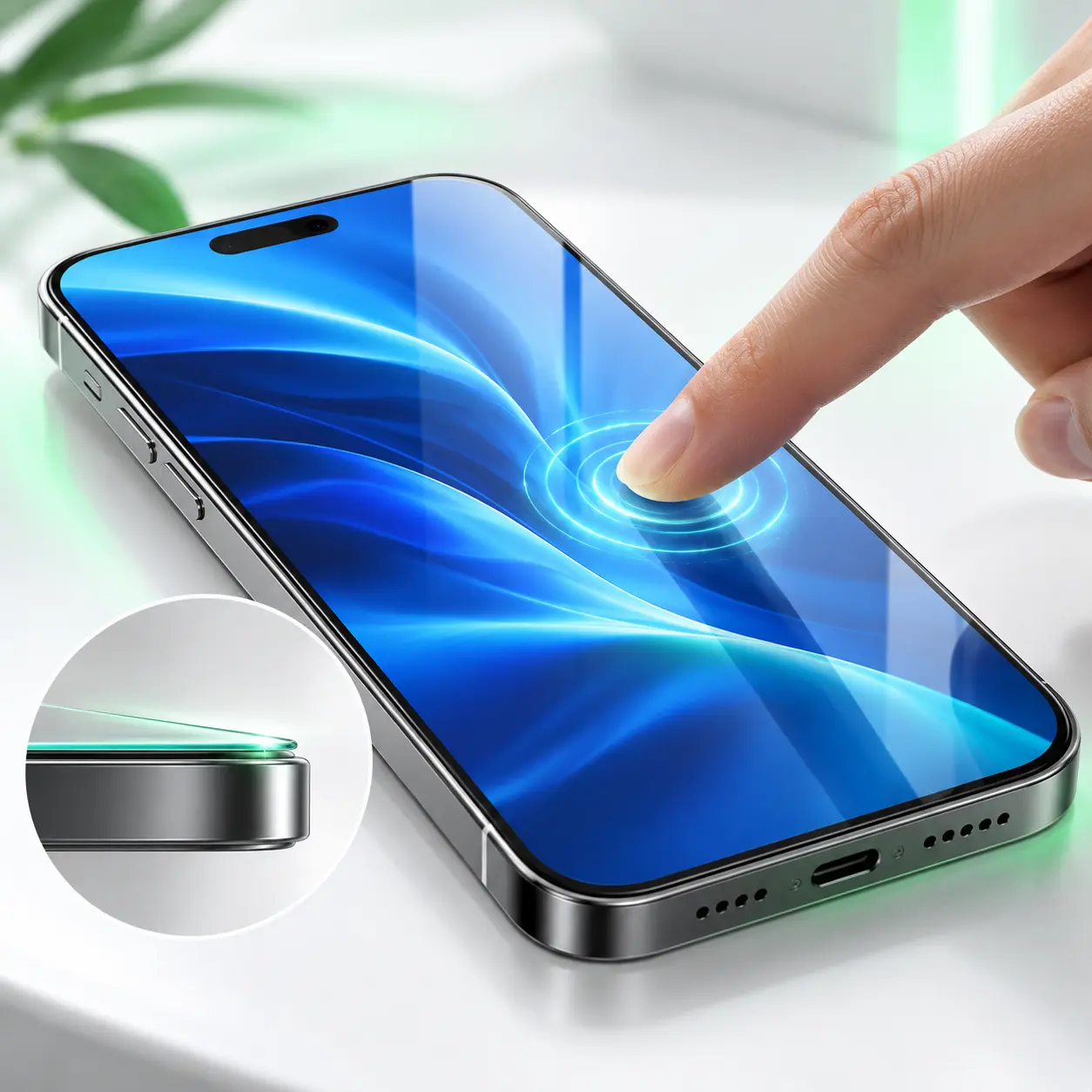Ultra-Thin Glass with Natural Touch Response