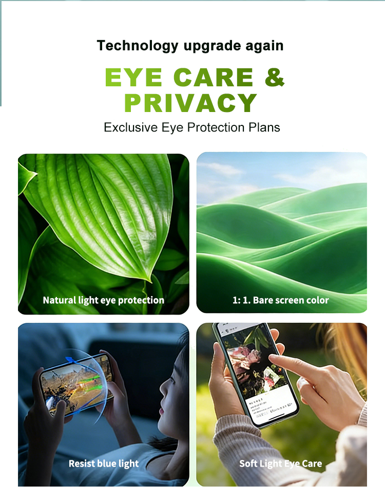 eye care tempered glass