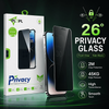 Single Pack 26° Privacy High Transparency Tempered Glass Screen Protector for iphone 17 16 15 14 13