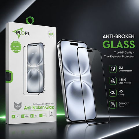 HD Anti-Broken Tempered Glass Screen Protector for Iphone 17 16 15 14 13