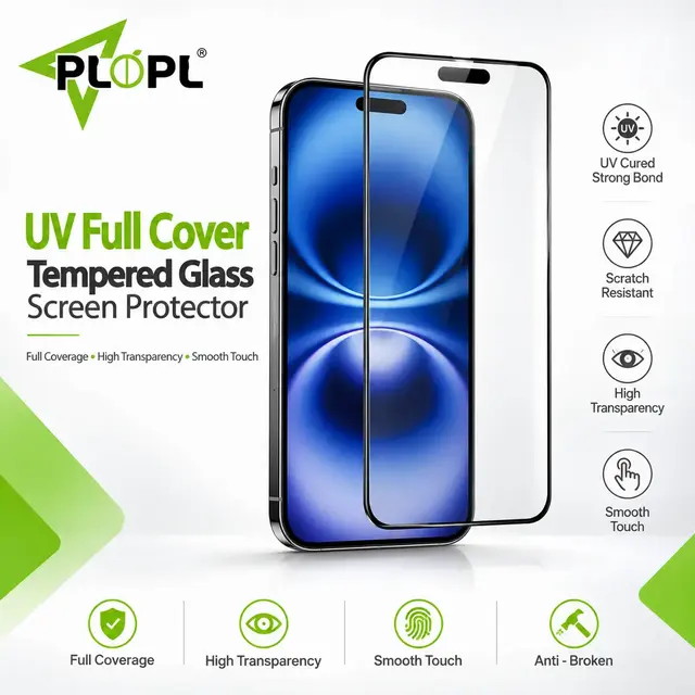 UV Full Cover Tempered Glass Screen Protector