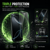 AR+AF Sapphire 7H Hardness Premium Tempered Glass Screen Protector for Iphone 17/ Iphone 17AiR/iphone 17 Pro /Pro Max
