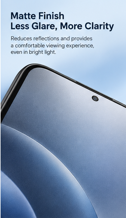 Matte Finish Less Glare, More Clarity